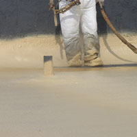 seamless, protective Salem foam roofing